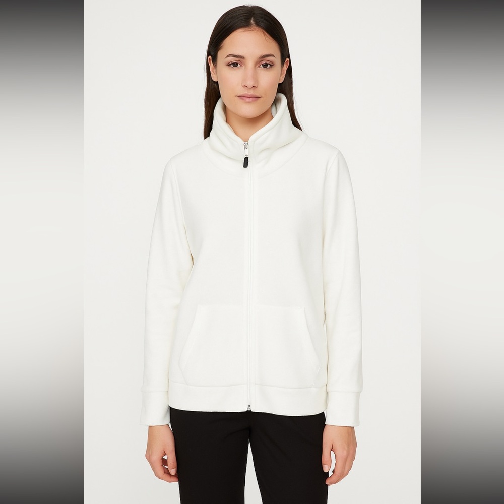Calvin Klein Performance Cream Zip-Up Jacket